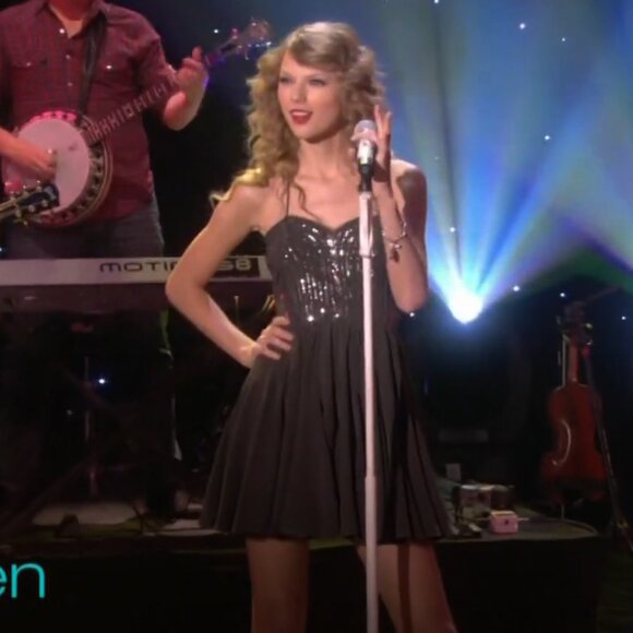 Rebecca Taylor Strapless Chiffon Sequin Dress ASO Taylor Swift - Picture 9 of 10